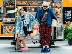 Nanette Lepore’s Daughter, Violet Savage, Models Spring 2015 Collection