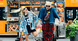 Nanette Lepore’s Daughter, Violet Savage, Models Spring 2015 Collection