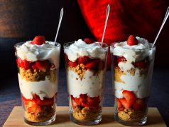 Red, White and Blue Protein Smoothie