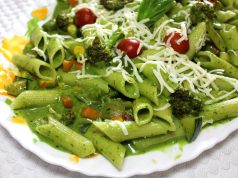 Healthy Spinach Pasta With Exotic Vegetables