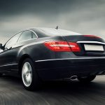 Car driving fast
