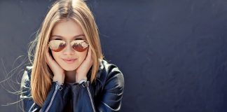 Olivia Wilde looks fashion forward in patterned dress