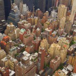 Aerial views of New York City, USA