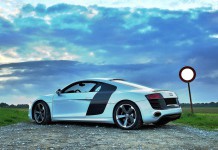 Audi R8 on a Country Road