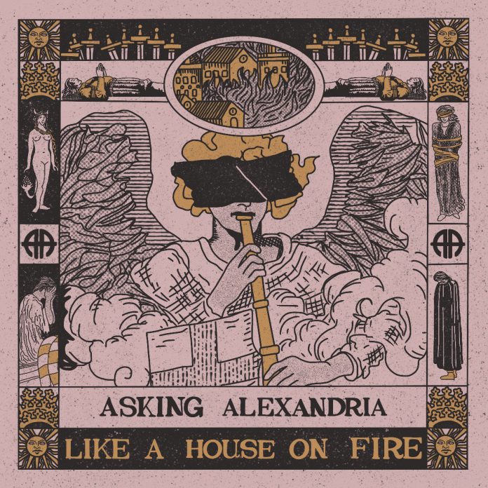 asking alexandria like a house on fire