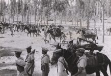 Emperor of Ethiopia Battles Italian Army