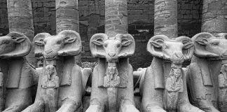 Ancient Ruins Of Karnak Temple In Egypt