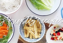 Summer Rolls & Banana Ice Cream