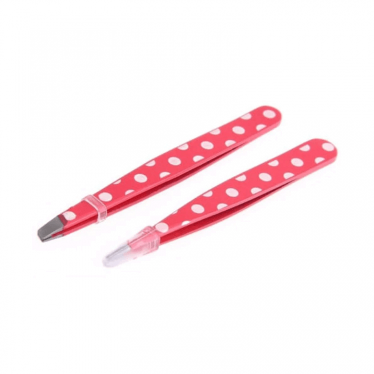 Pink Color Stainless Steel Eye Brow Clips Newspaper Shop Makeup
