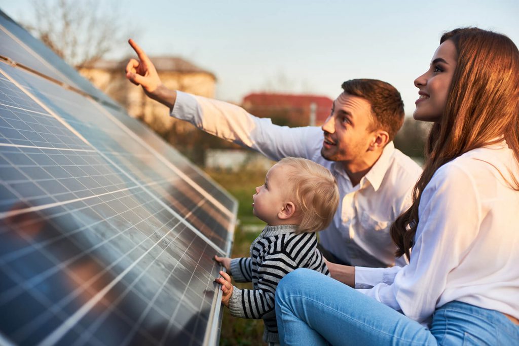 Renewable Energy Source Affordable Solar Panels for Home Usage