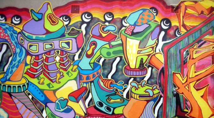 DiCaprio’s Win Commemorated with Street Mural