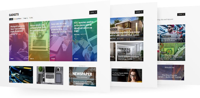 Newspaper Theme Category Style